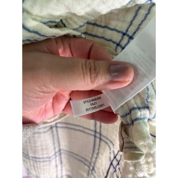 Madewell Lightspun Hilltop Shirt in Windowpane - Picture 6 of 11